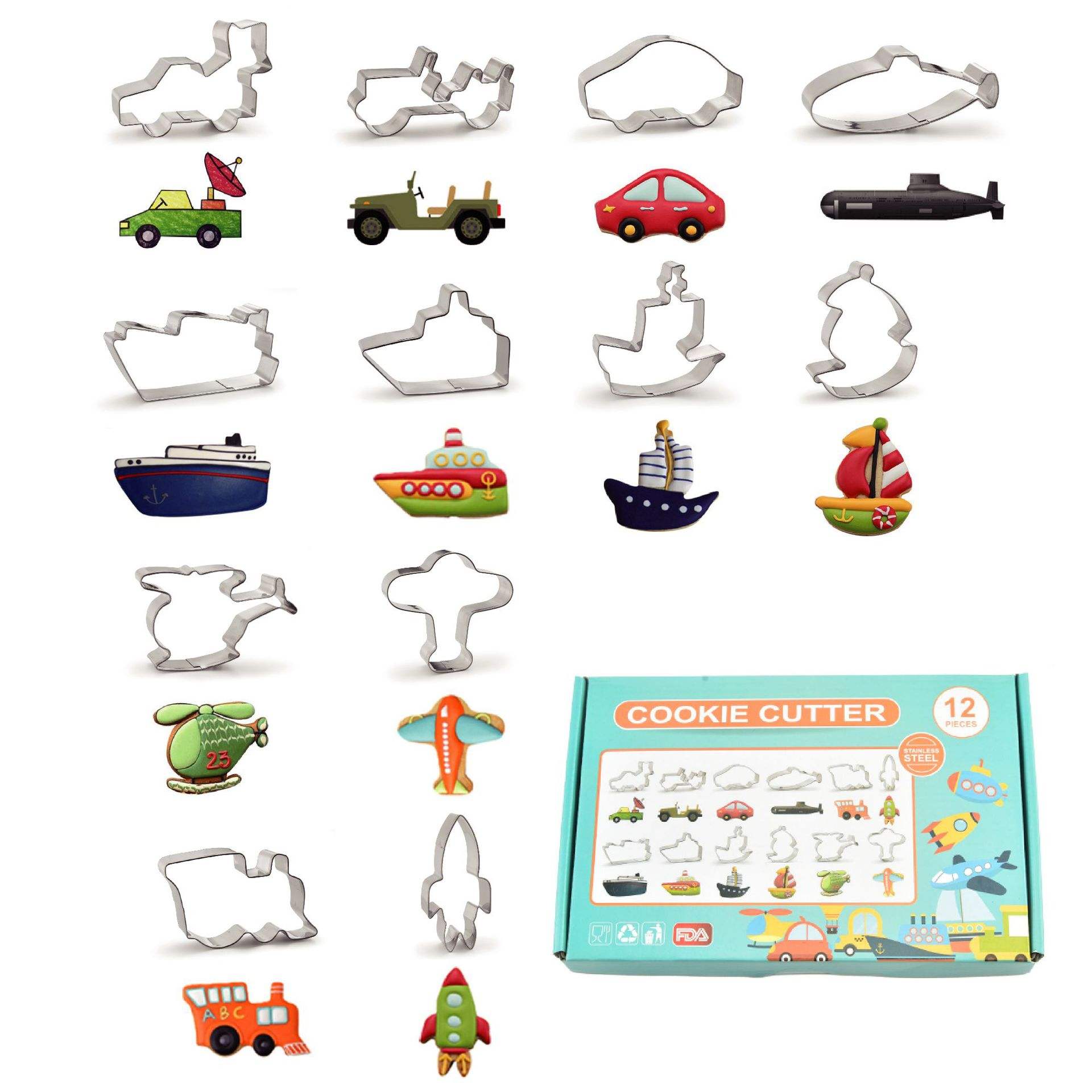 Transportation Cookie Die-YR2205-5