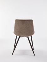 Nouvelles chaises de salle à manger en gros, style tendance, vente chaude, fabricant de meubles pour la maison, tissu doux et abordable