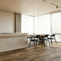 Carreaux de sol modernes pour patio, 200*1200mm, brun gris, aspect bois, antidérapants, en porcelaine antique, pour salle de bain intérieure