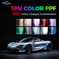 Película Protectora de Color para Automóviles PPF 500+, Más de 500 Colores, Tarjeta de Color Gratuita, Autoregenerable, Antiarañazos