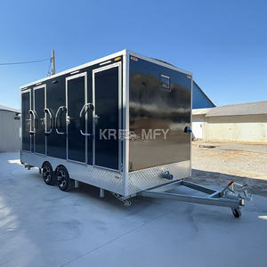 <b>Portable</b> <b>Toilet</b> Trailer Luxury Steel Security Door Eco-Friendly Durable Public Use Mobile Bathroom - Product Image 2