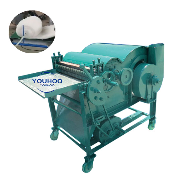Машина для переработки мелких отходов хлопка, машина для открывания шерстяных волокон