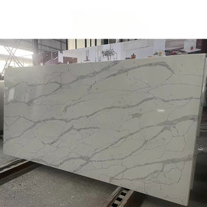 Losas de Cuarzo Blanco Calacatta para Encimeras de Cocina, Hotel, Lámina de Piedra de Cuarzo Artificial - Product Image 2