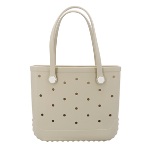 Verano color caramelo impermeable ecológico Eva Beach Tote Bag Unisex Outdoor Camping Eva Foam Handbag Eva Storage Bag - Product Image 4