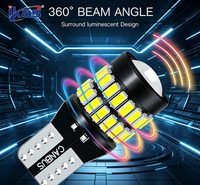 Ampoule LED Canbus T10 W5W avec logo laser, 6000K blanc, sans erreur, éclairage intérieur de voiture, 36SMD 3014 3030 puces