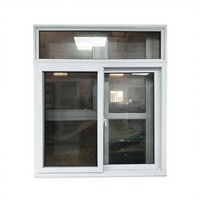 Fenêtres de maison en PVC/UPVC de haute qualité, vente directe d'usine de Foshan Chine, fenêtre coulissante insonorisée en UPVC