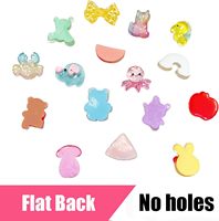 60 piezas de dijes de resina bonitos y decorativos de base plana para manualidades DIY, fundas de teléfono, álbumes de recortes, pinzas para el pelo y pendientes