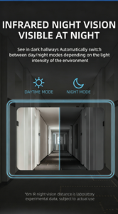 Videoportero Inteligente <span class=keywords><strong>WiFi</strong></span> Tuya 1080P con Visión Nocturna, Alimentado por Batería, Detección de Movimiento y Detección Humana - Product Image 5