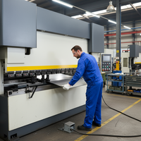 Presse CNC à moteur haute précision pour pliage de tôles en acier inoxydable, aluminium et PVC, entièrement automatique, hydraulique, servo, à rigidité élevée