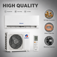 Climatiseur mural split GREE DC Inverter 9000 12000 18000 24000 BTU, mini-split AC R32, chauffage et refroidissement pour la maison