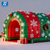 Tunnel gonflable de tente gonflable décorative extérieure d'Inflatables de la publicité de Noël