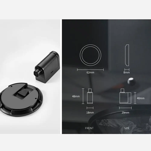 Nuevo Tope de Puerta Mecánico de Aleación de Zinc, Resistente, Sin Perforaciones, Sujetador de Puerta Ajustable, Herraje para Muebles - Product Image 6