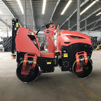 Compacteur de sol et d'asphalte à double tambour vibrant, diesel et essence, 1 tonne, 1,2 tonne, 2 tonnes, EURO 5 CE EPA