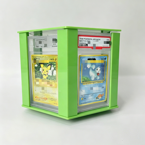 Top Selling Premium <b>Rotating</b> Custom Acrylic Display Stand Stable Easy Assembly Trading Card Grading Slab For Display - Product Image 3