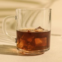 Tasses à café en verre transparent à double paroi résistantes à la chaleur, capacité 222 ml, idéales pour le cappuccino, les fêtes et le thé – Vente chaude directe usine