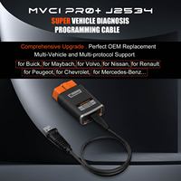 Nuevo Cable Passthru XHORSE MVCI PRO+ XDMVJP J2534 para Toyota, Honda, Ford, GM, Benz, Herramienta de Diagnóstico OBD2 J2534