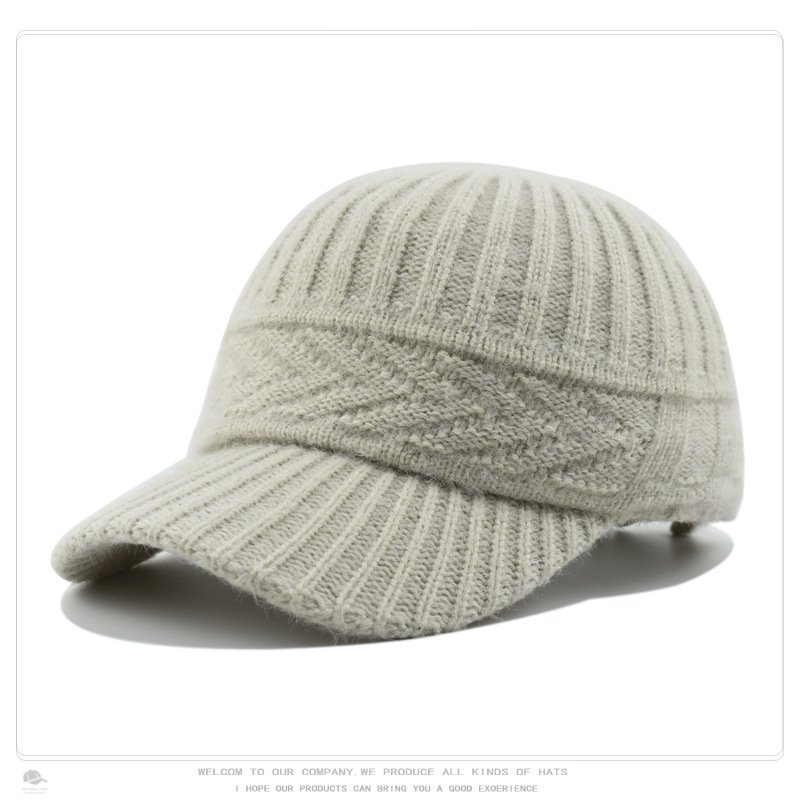 Beige#knitted hat
