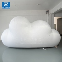 Gonflable Expression Nuage Poupée Dessin Animé Nuage Décoration Ballon Bulle Nuage Gonflable Sculpture Gonflable Art Décoration