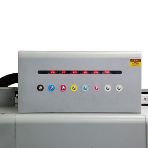 Fg2513 UV phẳng máy in với CCD máy ảnh cmky + trắng + véc ni màu sắc bằng gỗ/thủy tinh lớn Định dạng LED UV in ấn plotter - Product Image 5