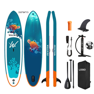 Tabla de Paddle Surf Inflable ISUP de 11'6/350cm, Estable, para Yoga, Color Rojo Mate, 350cm, de Fábrica Confiable - Product Image 6