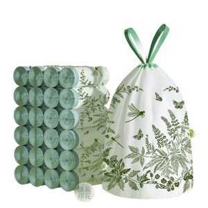 ถุงขยะแบบมีเชือกผูก หนาพิเศษ ลายพิมพ์สดใส สำหรับใช้ในครัว - Product Image 5