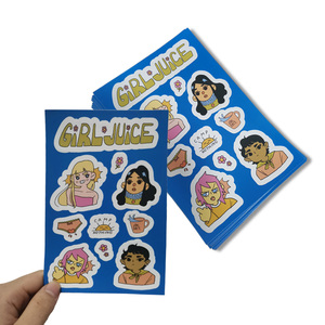 Die Cut Vinyl Stickers Custom Clear Full Page Vinyl Sticker Labels Sticker Sheet