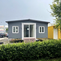 Bungalow modulaire de luxe à faible coût préfabriqué petite maison conteneurs pour maison de vacances