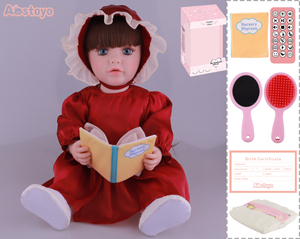 Poupée Reborn FiveStar de 56 cm en Vinyle et Caoutchouc, Jouet de Mode Réaliste pour Enfants, Idéale pour Lire des Histoires - Product Image 2