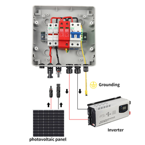 Caja Combinadora Solar Fotovoltaica DIY GO 500V 1 Entrada 1 Salida con Fusible de Sobretensión, MCB, SPD, Impermeable IP65 - Product Image 5