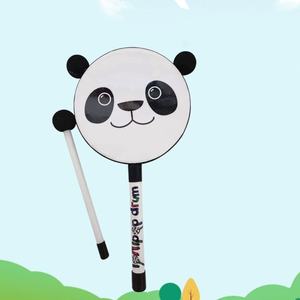 6 Inch Lollipop Drum Orff Musical Instrument Hand <b>Knocked</b> Drum For Interactive Performance And Accompaniment Prop - Product Image 2