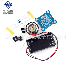 Kit de Timbre Electrónico Hongwei Micro 555 Ding Dong, Kit de Proyectos Electrónicos para Aprendizaje, Entrenamiento y Educación DIY - Product Image 4