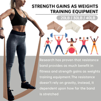 Bandas de Resistencia Impresas LADYGLOW, Bandas Elásticas de Látex para Asistencia en Dominadas, Set de Gimnasio para Estiramiento, Logotipo Personalizado, Precio de Fábrica al por Mayor, MOQ Bajo