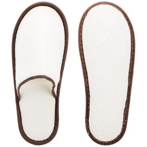 Pantoufles personnalisées de qualité, durables, été/hiver, avec logo sur mesure pour la vente en gros aux hôtels - Product Image 3