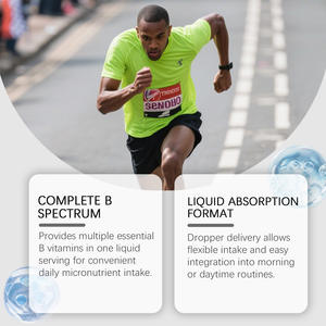 Gotas Líquidas Orales de Vitamina <span class=keywords><strong>B</strong></span> Compuesta <span class=keywords><strong>con</strong></span> Micronutrientes para el Apoyo Energético Diario de Adultos - Product Image 2