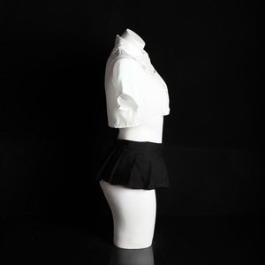 Camisa Blanca de Manga Corta, Tela Oxford Transpirable, Uniforme Escolar para Mujer, Modelo 8515 - Product Image 3