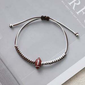 <span class=keywords><strong>Bracelet</strong></span> de sport en corde fait main pour enfants et adultes, basketball, football, volleyball, tennis, <span class=keywords><strong>bracelet</strong></span> d'amitié, cadeau - Product Image 4