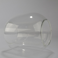 Vente directe usine – Abat-jour en verre borosilicate transparent, accessoire de lampe d'intérieur, couvercle décoratif pour éclairage de table