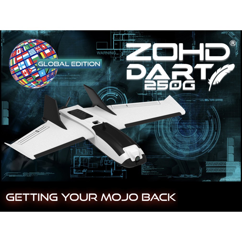 ZOHD DART 250G FPVウィング フル装備付キット ZOHD Dart 250G | ZOHD