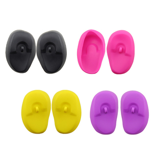 Protector de Orejas de Silicona Negra de Alta Calidad Ingrid Salon, Antideslizante, para Teñir el Cabello y Alisarlo, Herramienta Profesional Portátil para Salón - Product Image 6