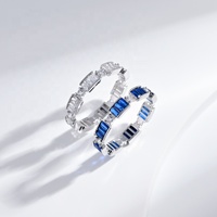 Bague en laiton coloré avec pierre taille émeraude en forme de cœur, bijoux de fiançailles et de mariage, plaqué rhodium, zircone pour femme, bagues en cuivre pas chères