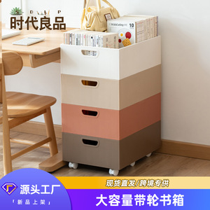 Storage Cart Rectangle 20-35L With Wheels Office Organizer Standing Type Easy Cleaning - Product Image 5
