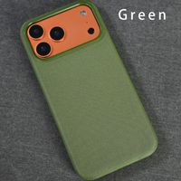 Coque de téléphone magnétique à chargement sans fil avec motif tissé et animation pop-up pour iPhone 17 Pro Max
