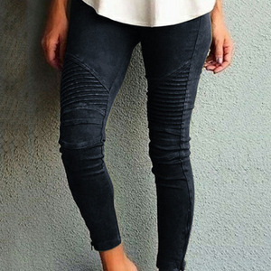 Liu Ming vendita calda all'ingrosso a buon mercato 2024 Casual Leggings da donna pantaloni Skinny elastici Slim Street Casual - Product Image 4