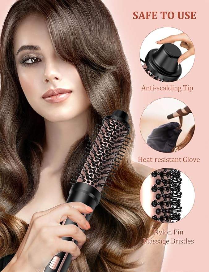 Professional 5-in-1 Magic Hair Straightener Curler Set New Design