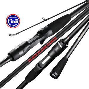 <span class=keywords><strong>Canne</strong></span> à Pêche Baitcasting en Fibre de Carbone avec Anneaux Fuji, 1.68m 1.98m 2.1m, pour Achigan <span class=keywords><strong>Brochet</strong></span> Truite Perche et Pêche au Lancer - Product Image 3