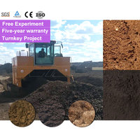 Machine de retournement de compost CLASSY, automotrice sur chenilles, équipement de compostage haute efficacité, moteur pour engrais organique