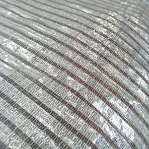 Voile d'ombrage thermique pliable en aluminium HDPE argenté 4x6m pour jardin, facile à nettoyer - Product Image 2