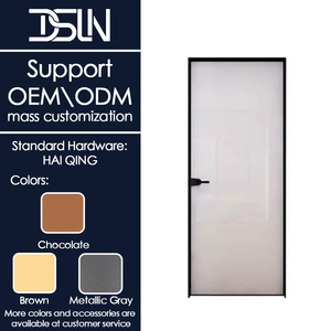 Puerta Abatible Minimalista de Aluminio de Alta Resistencia, Comercial, Premium, de Diseño Moderno, Horizontal, de Acero Inoxidable, Marca Deslano - Product Image 2
