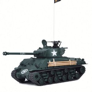 2026 Hooben 1/16 Us Fury Medium Tank M4a3e8(hvss) <span class=keywords><strong>Sherman</strong></span> Easy 8(e8) Easy Eight 2.4g Radio Control Full Functions Rc Tank Rtr - Product Image 4