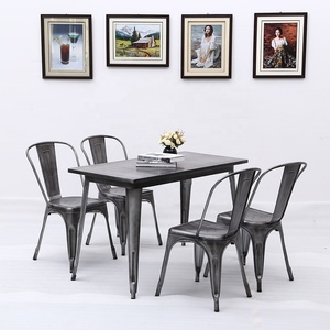 Chaises de table <span class=keywords><strong>vintage</strong></span> pour <span class=keywords><strong>Restaurant</strong></span>/café, style industriel, avec 4 sièges, nouveauté, SP-CT760 - Product Image 5